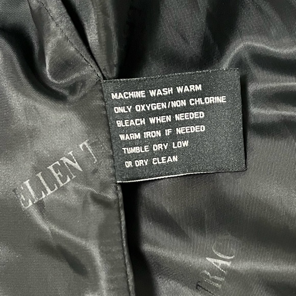 Ellen Tracy packable hooded raincoat - black - size small - awesome coat - Picture 12 of 14